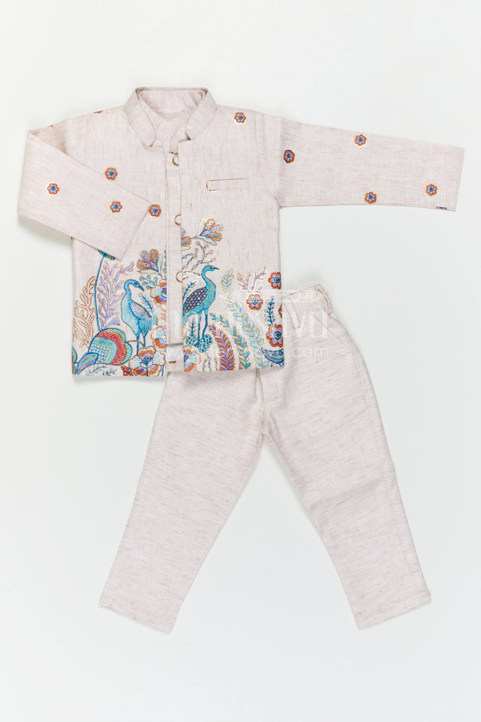 Boys Jacket Dress for Festive Days and Family Gatherings