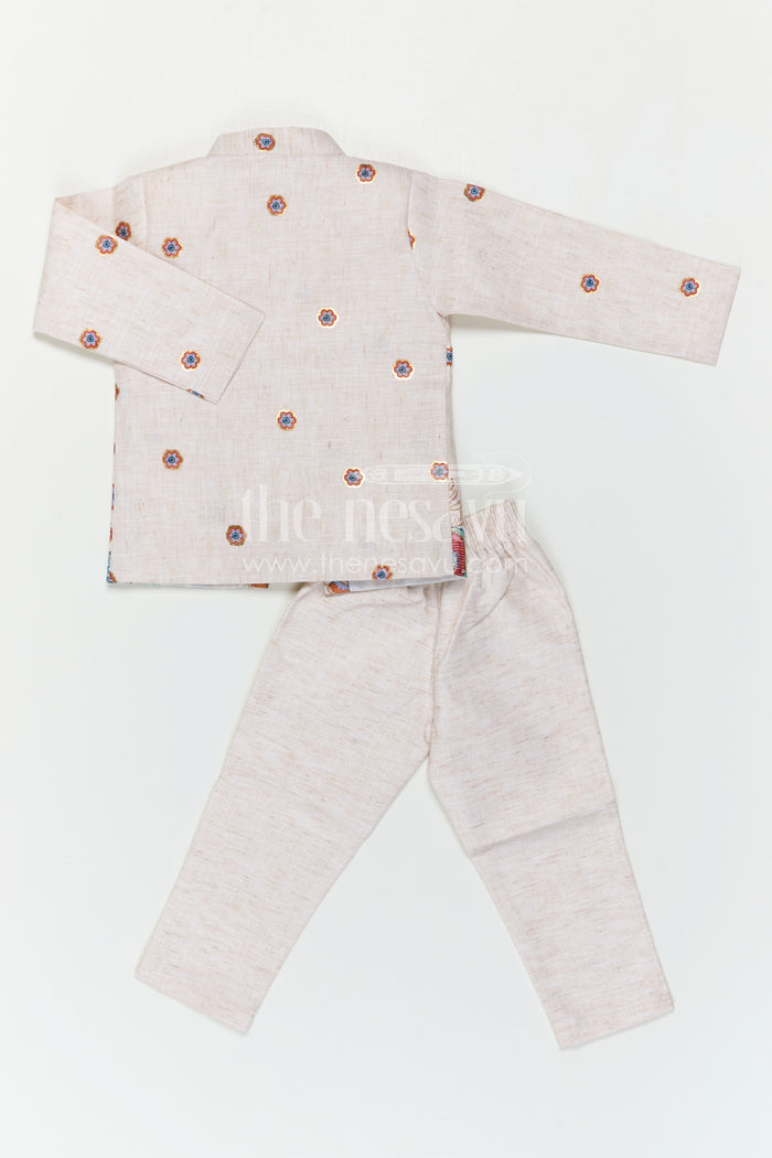 Boys Jacket Dress for Festive Days and Family Gatherings