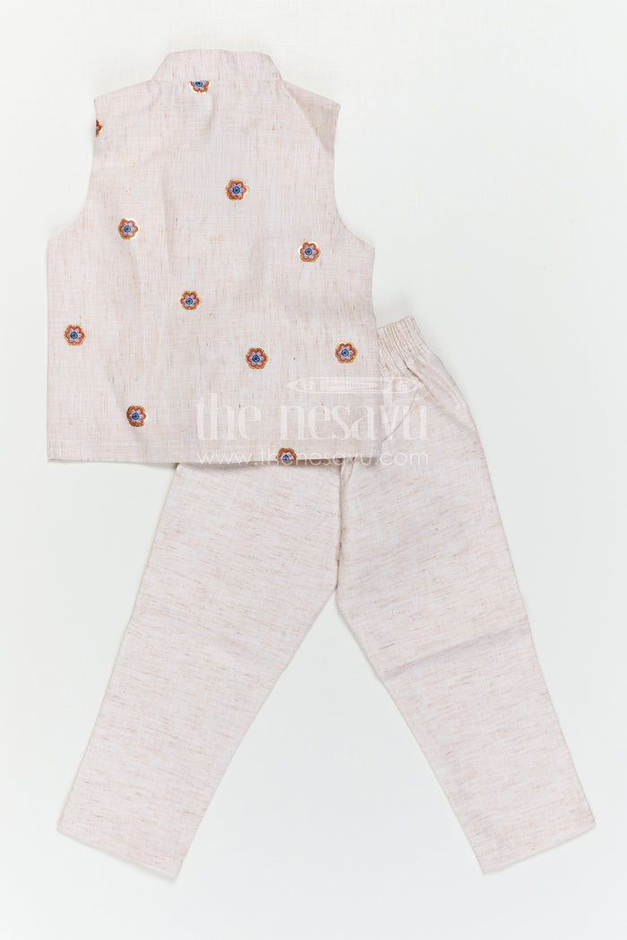 Boys Jacket Dress for Festive Days and Family Gatherings