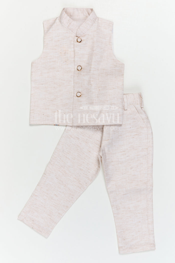 Boys Jacket Dress for Festive Days and Family Gatherings