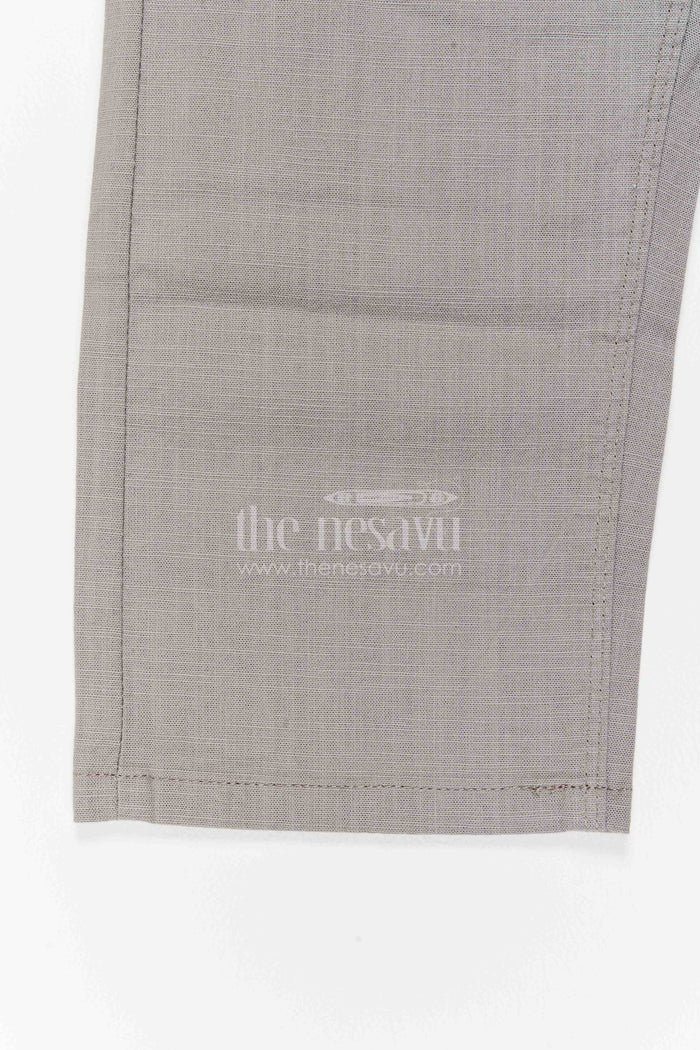 The Nesavu Boys Pant Boys Relaxed Cotton Pants for Travel Playdates and Everyday Outings Nesavu Nesavu Boys Relaxed Cotton Pants For Travel Playdates Everyday Outings And Comfortable Casual Dressing
