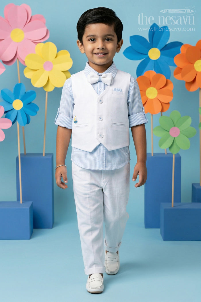Boys Traditional Jacket Set for Festive Celebrations and Family Functions