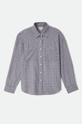 BRIXTON Chemise Wayne - Soft Navy Plaid