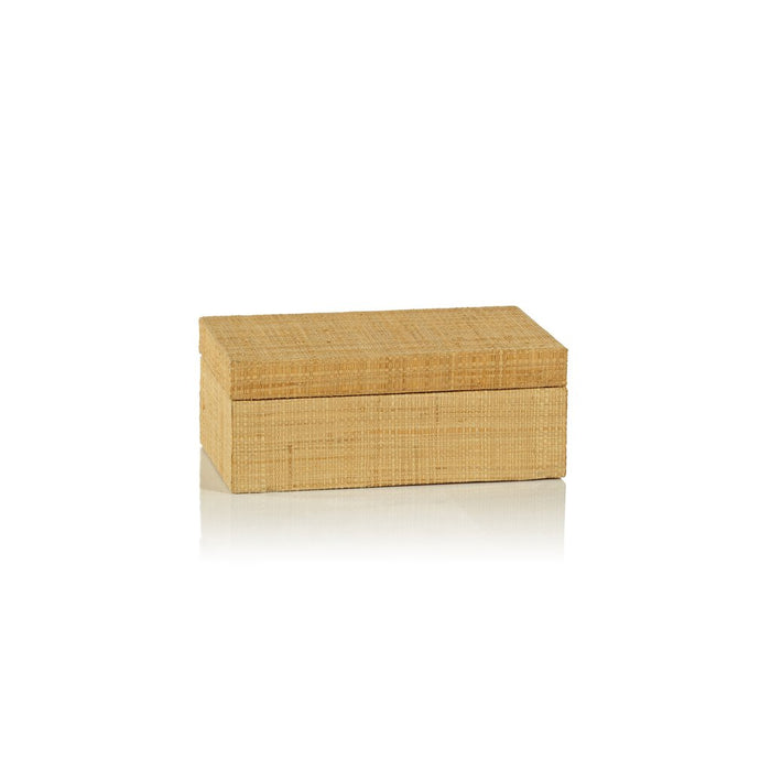 Bungalow Grasscloth Box - Boxes by Carlyle Avenue