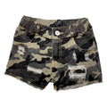 Camo Distressed Short