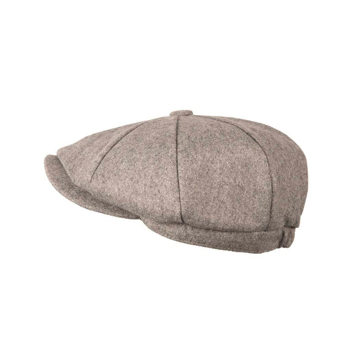 Carlyle Felt Newsboy Cap | Modern Peaky Panel Shape