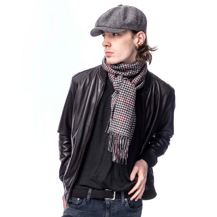 Check Wool Scarf