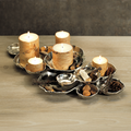 Cluster of Twelve Round Serving Bowls - Silver - Bowls by Carlyle Avenue