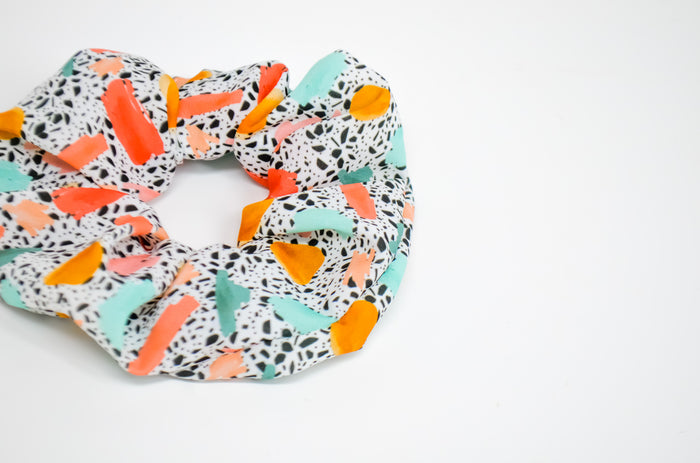 Confetti - Crepe De Chine Scrunchie