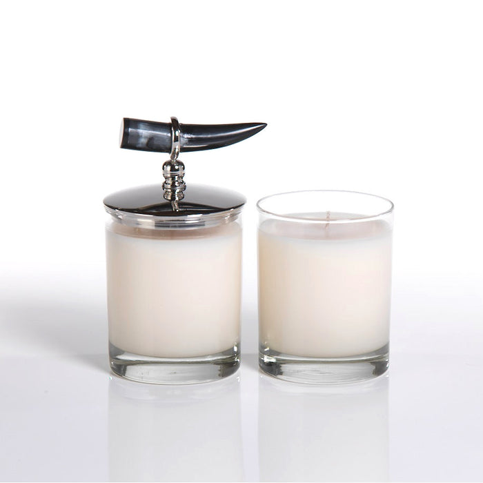 Côte d’Ivoire Scented Candle with Horn Lid - Candles by Carlyle Avenue