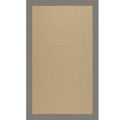 Creative Concepts-Sisal Canvas Charcoal Indoor/Outdoor Bordere Rectangle image