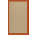 Creative Concepts-Sisal Canvas Rust Indoor/Outdoor Bordere Rectangle image