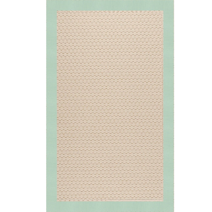Creative Concepts-Sugar Mtn. Canvas Spa Blue Indoor/Outdoor Bordere Rectangle image