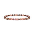 Crystal Bracelet - 4mm Rhodonite