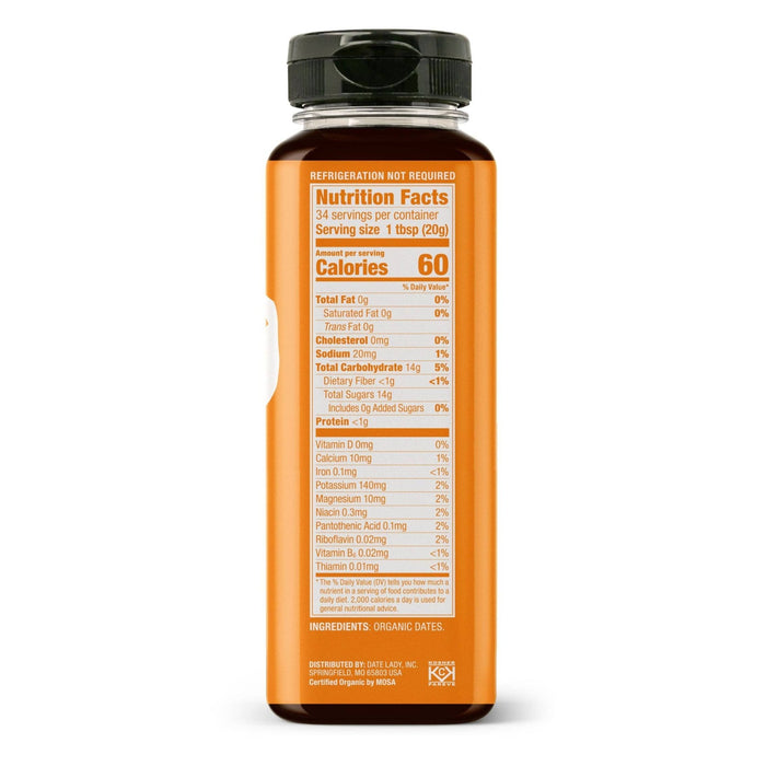 Date Lady | Organic Date Syrup Squeeze 24oz - Date Lady - Living with Ivey