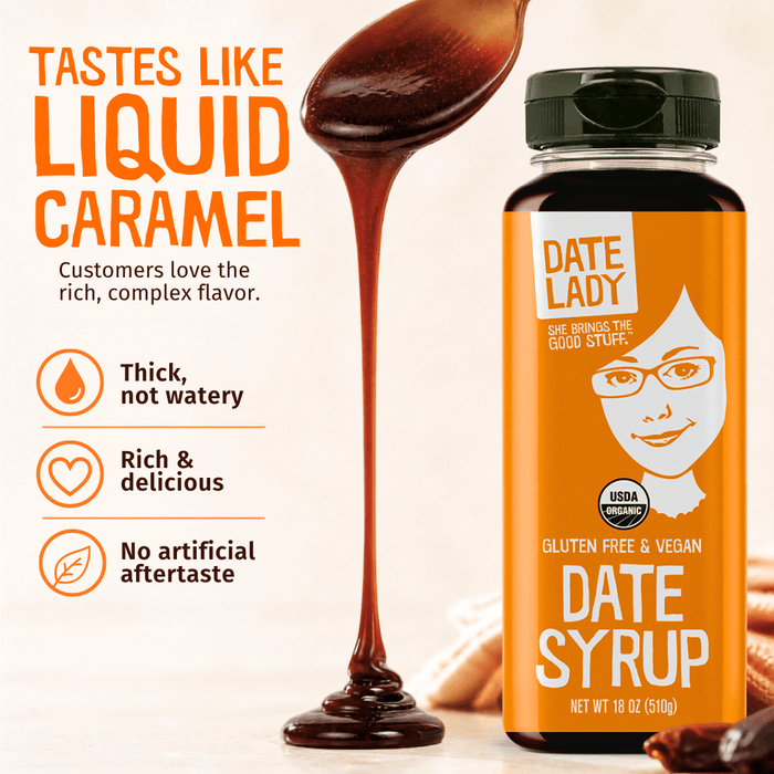 Date Lady | Organic Date Syrup Squeeze 24oz - Date Lady - Living with Ivey