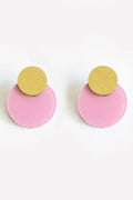 DCONSTRUCT Boucles d'Oreilles Clous Disque