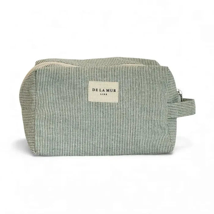 De La Mur Lines - Squared Makeup Bag in Teo