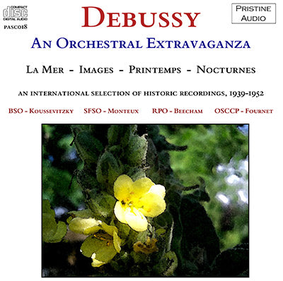 DEBUSSY An Orchestral Extravaganza (1939-52) - PASC018 - CD