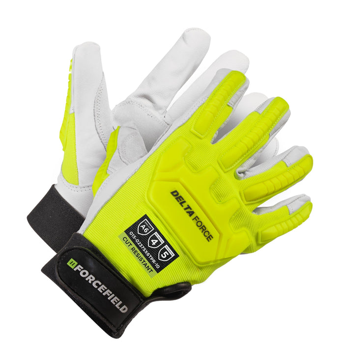 Deltaforce Goatskin Cut A6 Impact Performance Gloves
