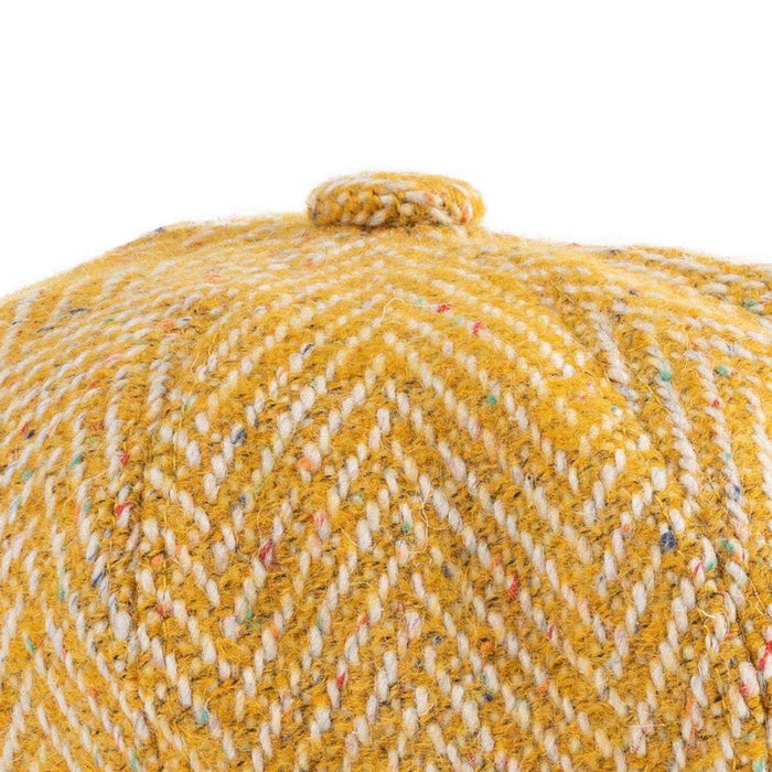 Donegal Herringbone Baker Boy Cap in Yellow | Heritage Traditions