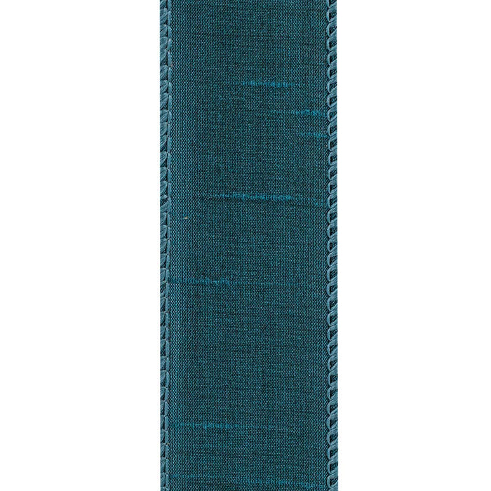 Dupioni Supreme Wired Edge Ribbon, Jade, 1-1/2 In, 20 Yards