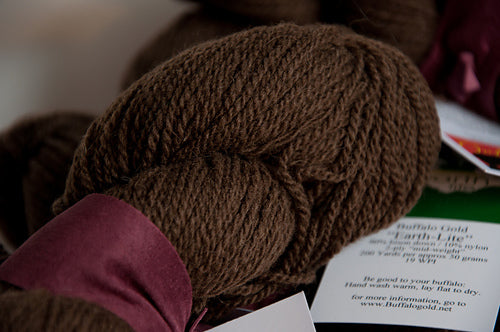Earth Yarn - 90% bison 10% nylon