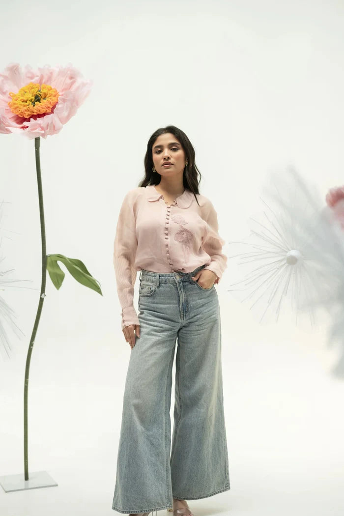 ESTHER ORGANZA EMBELLISHED SHIRT My Store