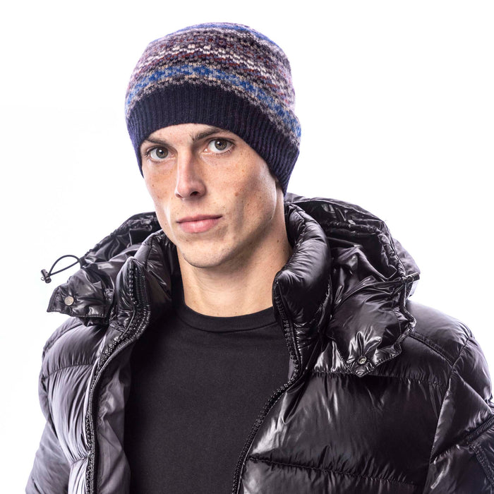 Fairisle Lambswool Beanie