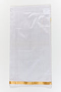 The Nesavu Pure Silk Vesti Festive Silk Dhoti for Kids for Weddings and Ethnic Events Nesavu 16 (1Y) / White / Pure Silk D075B-16 Nesavu festive silk dhoti for kids – perfect traditional wear for weddings, functions, and cultural events