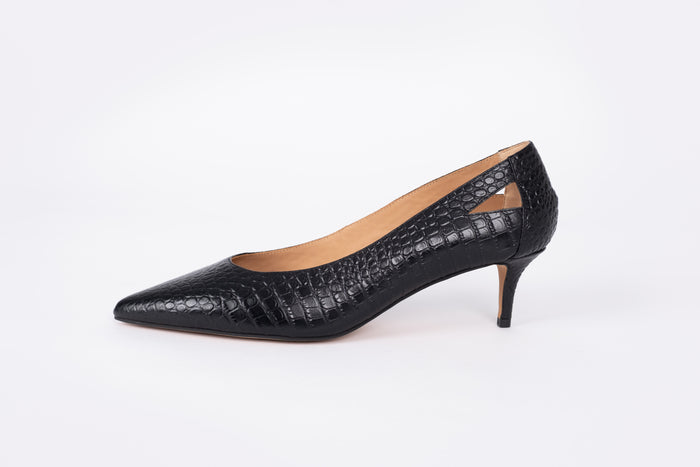 FLORENCE KITTEN (BLACK CROC)