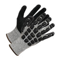 Forcefield Backhand, Cut Resistant Gloves HPPE Composite Liner with Wrinkle Latex Coating.