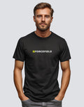 Forcefield Black Lightweight Short-Sleeve Crewneck Forcefield Logo Graphic T-Shirt