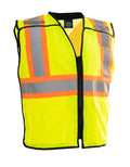 Forcefield Deluxe Zip-up Safety Vest 5 Point Tear-away