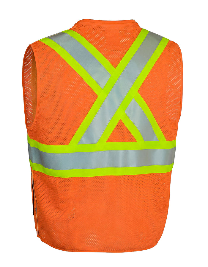 Forcefield Fire Resistant (FR) 5-Point Tear-away Hi Vis Safety Vest