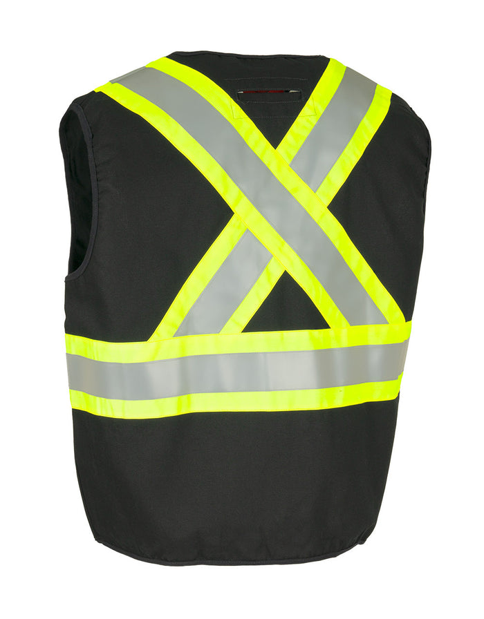 Forcefield Fire Resistant (FR) Cotton Duck Hi Vis Safety Vest