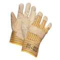 Grain Leather Work Glove, Ladies Size - Hi Vis Safety