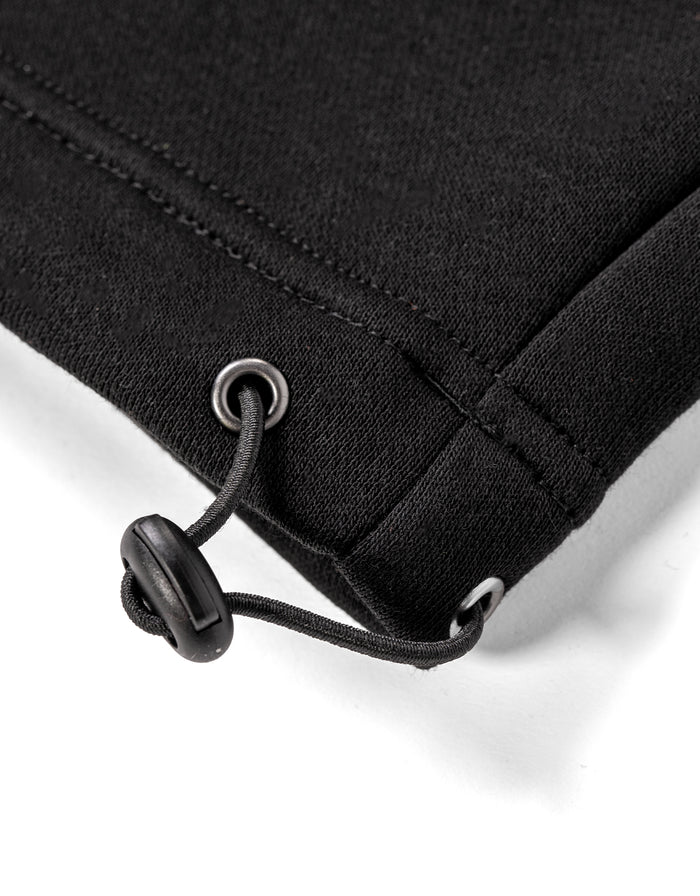 Forcefield Heavyweight Black Cargo Cotton Blend Sweatpants