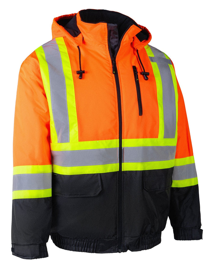 Forcefield Hi Vis Aviator Lined Bomber Jacket