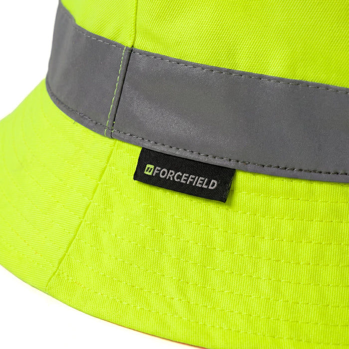 Forcefield Hi Vis Bucket Hat with Reflective Detail