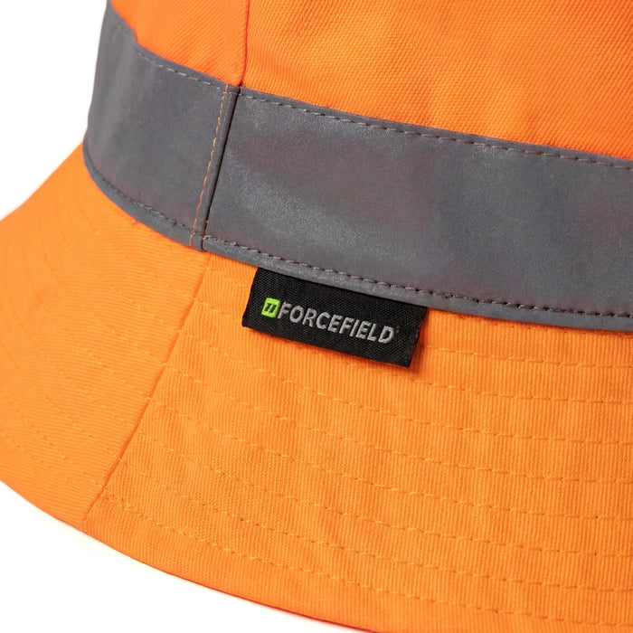 Forcefield Hi Vis Bucket Hat with Reflective Detail