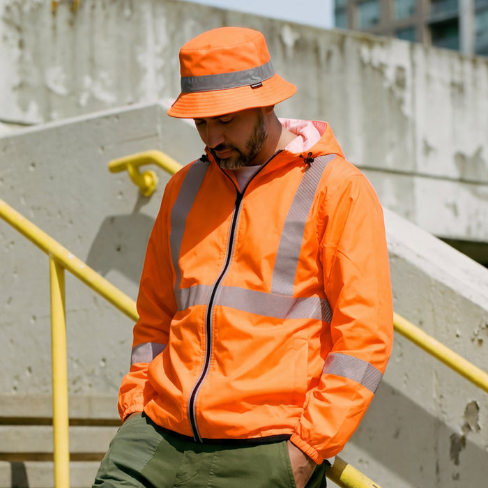 Forcefield Hi Vis Bucket Hat with Reflective Detail