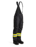 Forcefield Hi-Vis Flame-Resistant (FR) Ripstop Medium Weight Lined Bib Pants