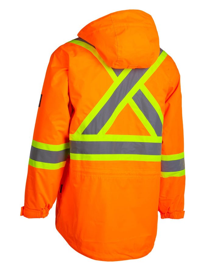 Forcefield Hi-Vis Flame-Resistant (FR) Ripstop Medium Weight Lined Jacket