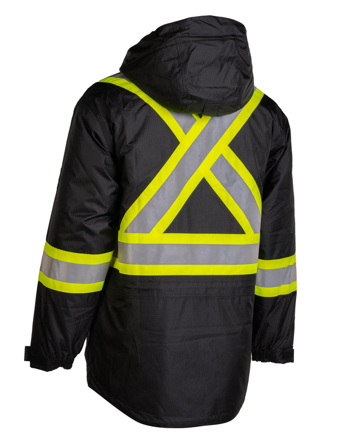 Forcefield Hi-Vis Flame-Resistant (FR) Ripstop Medium Weight Lined Jacket