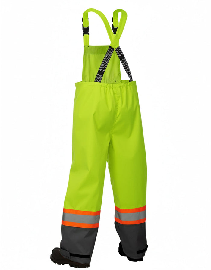 Forcefield Hi Vis Safety Rain Overall