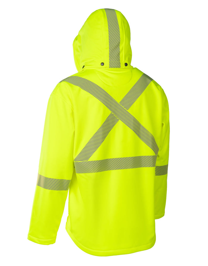 Forcefield Hi Vis Safety Softshell Jacket with Segmented Tape