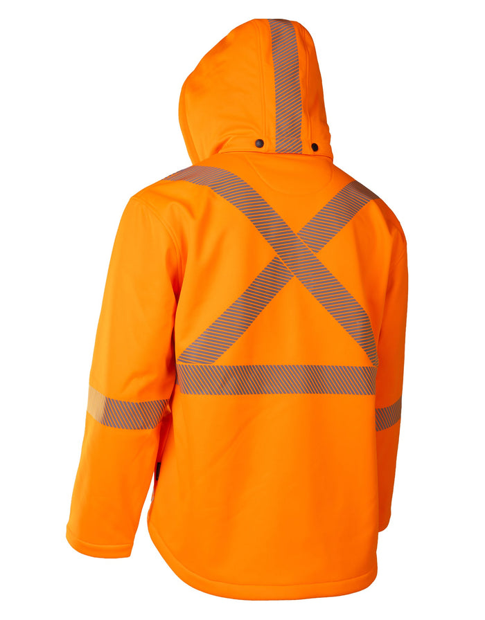 Forcefield Hi Vis Safety Softshell Jacket with Segmented Tape