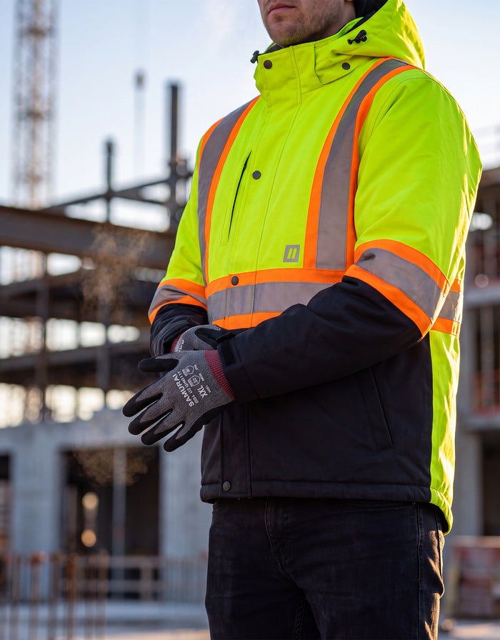 Forcefield Hi Vis Softshell Winter Safety Jacket