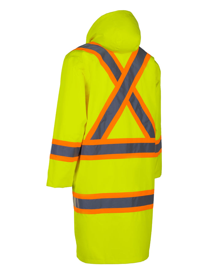 Forcefield Hi Vis WaterproofLong Rain Coat